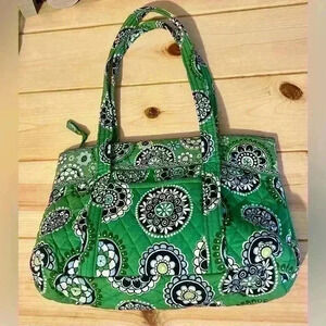 Vera Bradley Betsy Bag - Green Cupcake